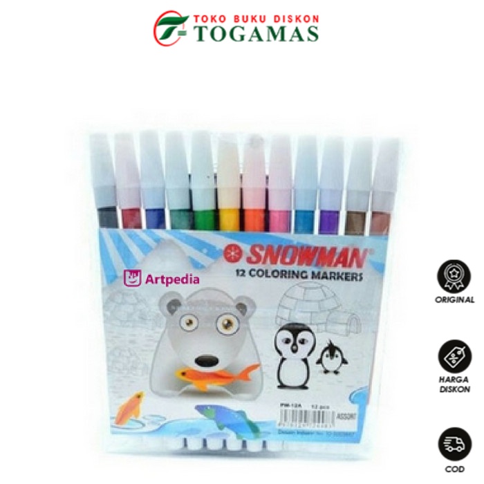 

SPIDOL PW-12 WARNA SNOWMAN
