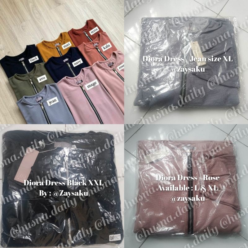 DIORA DRESS ZAYSAKU ROSE L DIORA DRESS SALE 12.12 ROSE XL