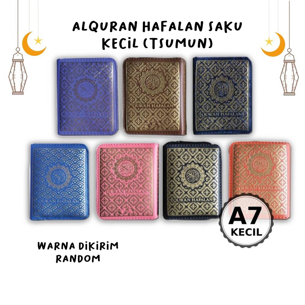 A7 Alquran Hafalan Saku Resleting Kecil (Tsumun)