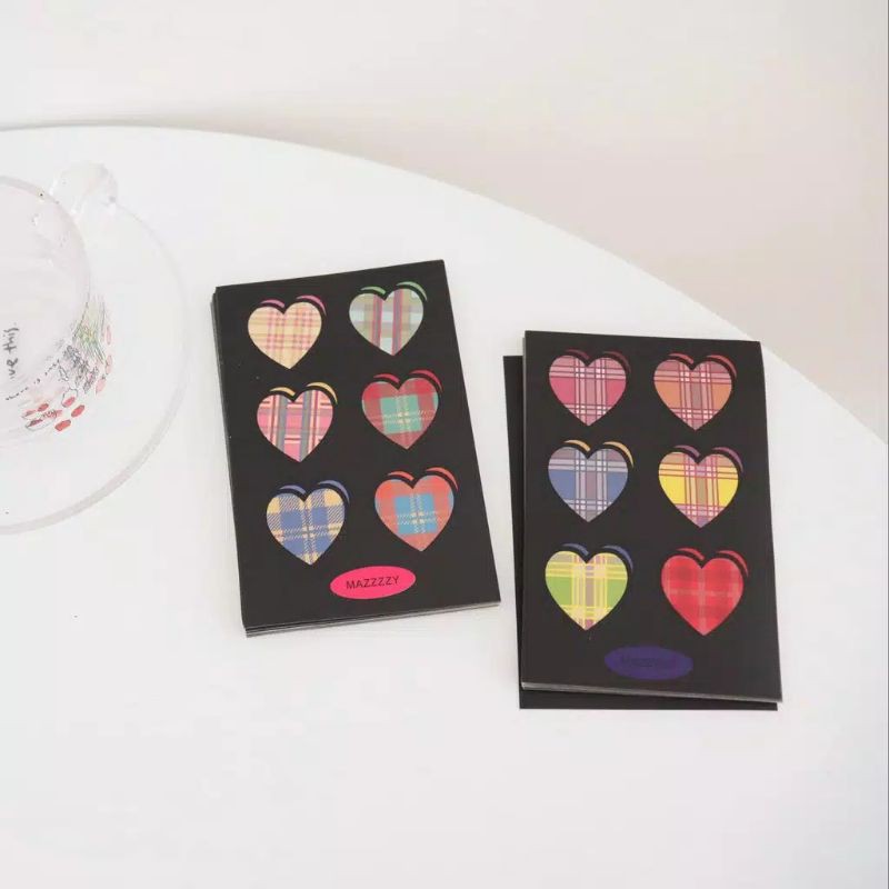 

love pattern sticker 6pcs