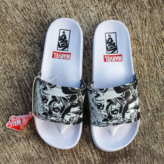 Harga sandal vans online marvel original