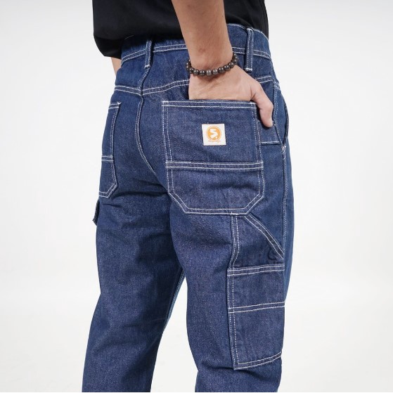 CELANA PANJANG DENIM PRIA | SECARP NAVY