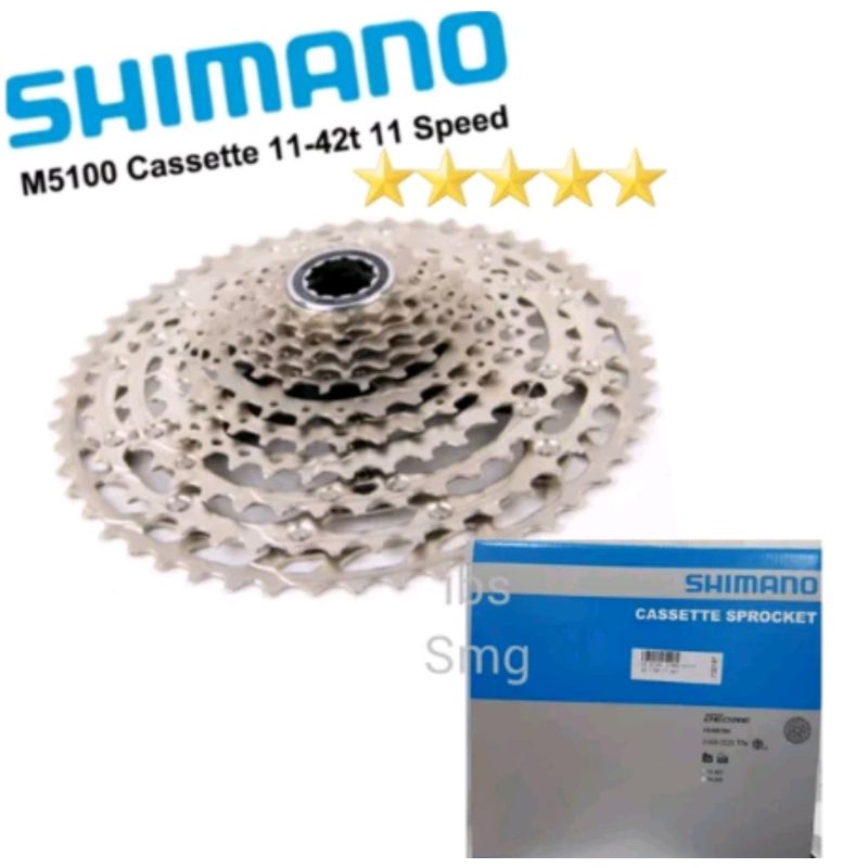 Sprocket Shimano Deore 11 Speed M5100 . Gear 11 T - 42 T Cassette Gir 11T 42T  Sprockets 11Sp 732187