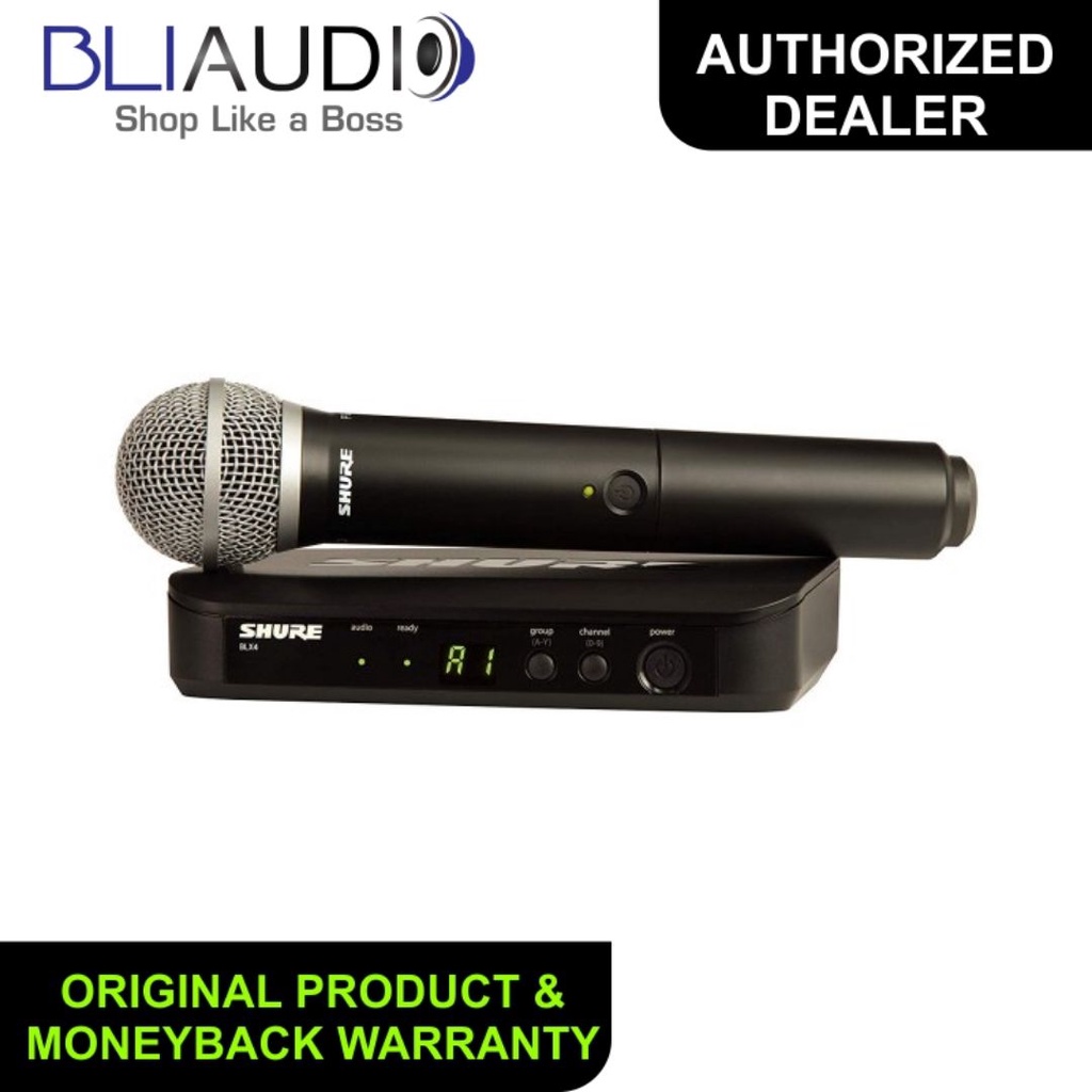 SHURE BLX24/PG58 Microphone Wireless System