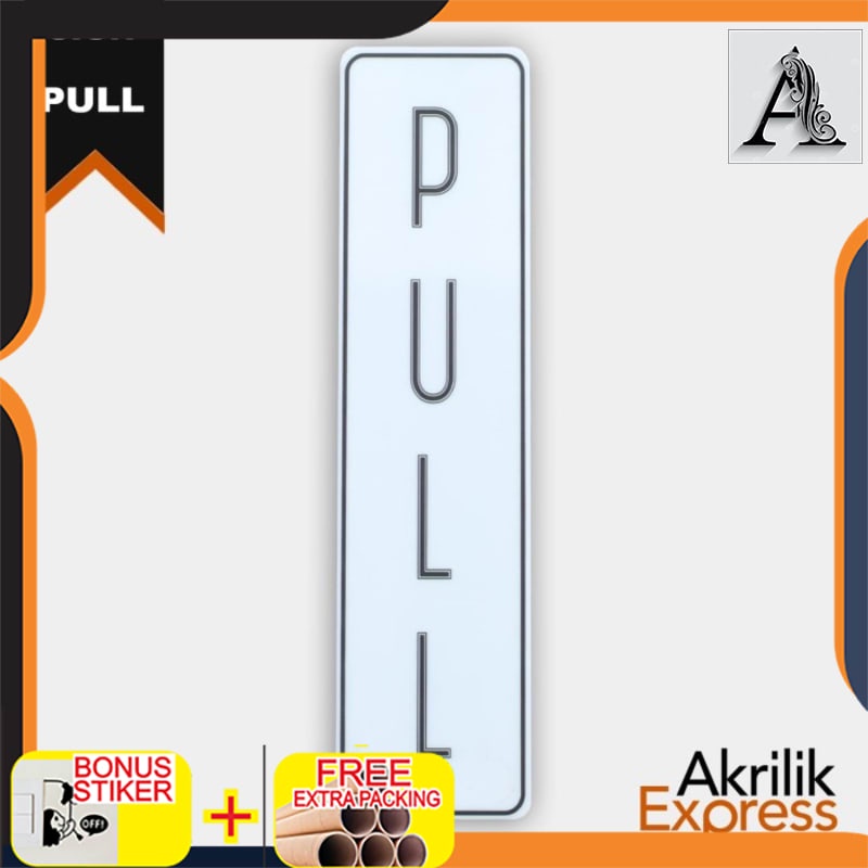 

Murah Sign push & pull 1 set / sign push / sign pull