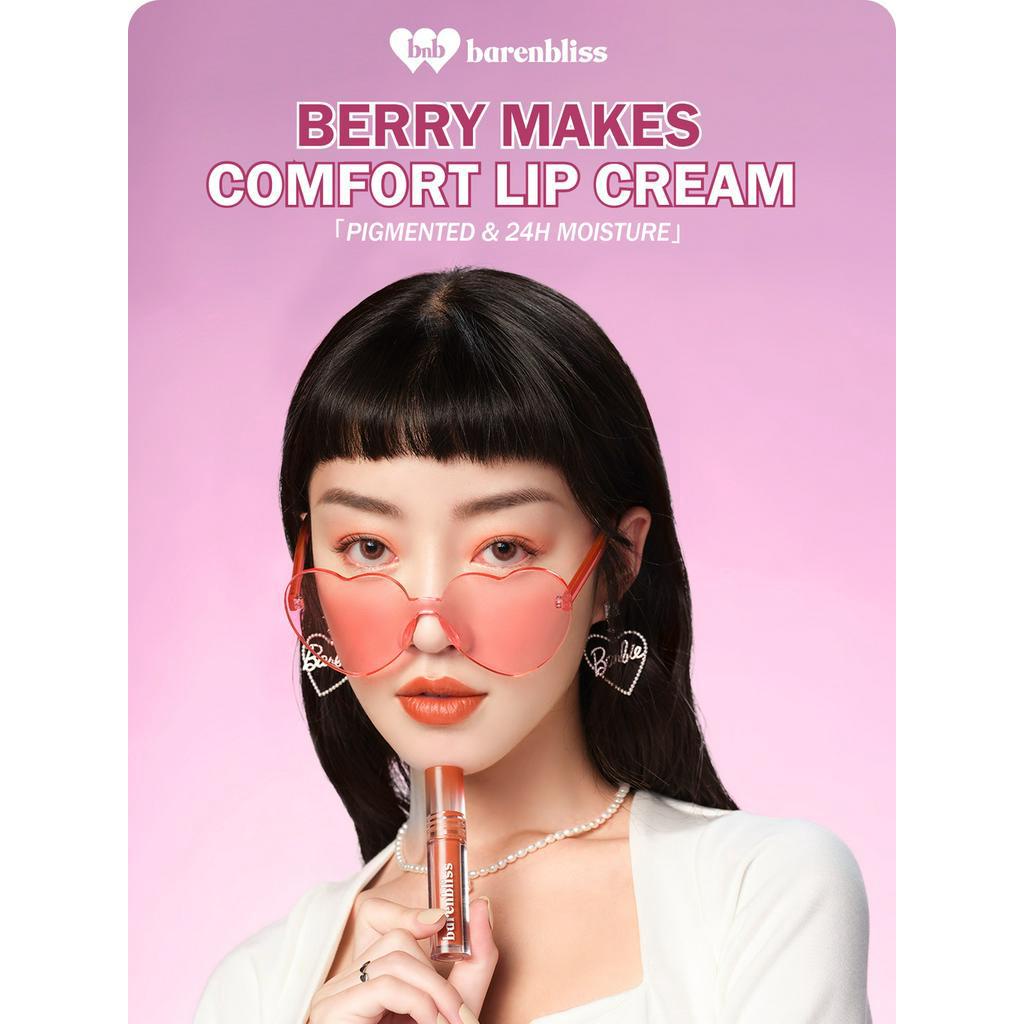 BNB barenbliss Berry Makes Comfort Lip Cream Korea Liquid Lipstik ( YOU MAKEUPS OFFICIAL STORE )