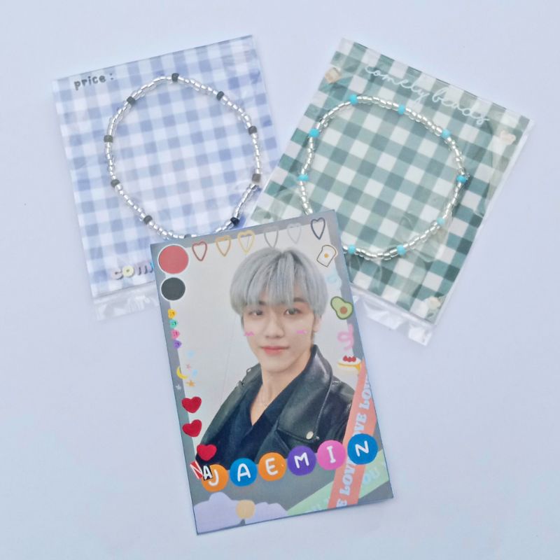 jaemin NCT bracelet || gelang jaemin NCT || kpop idol bracelet || gelang kpop idol