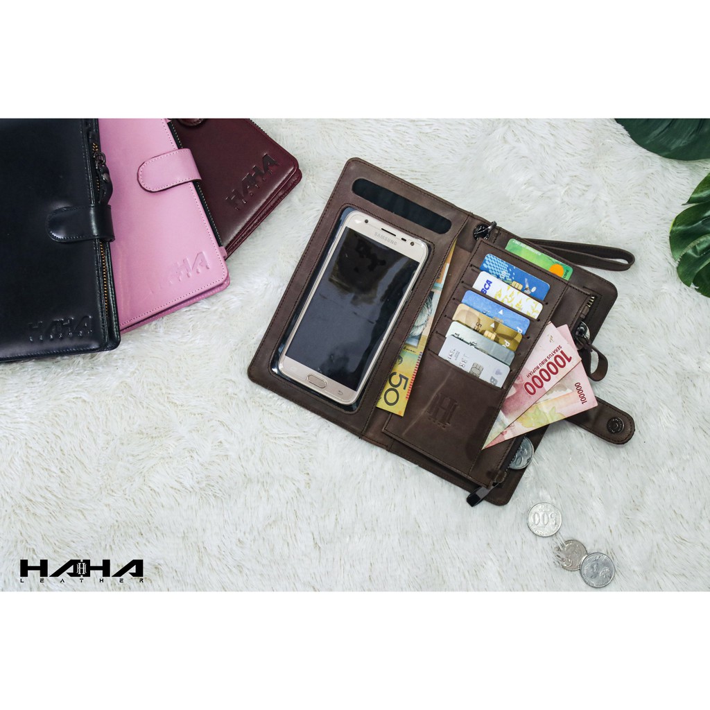 Dompet Kulit Panjang FEZARA Dompet Cewek Wanita Perempuan Bahan Kulit Asli - Originale Leather Wallet