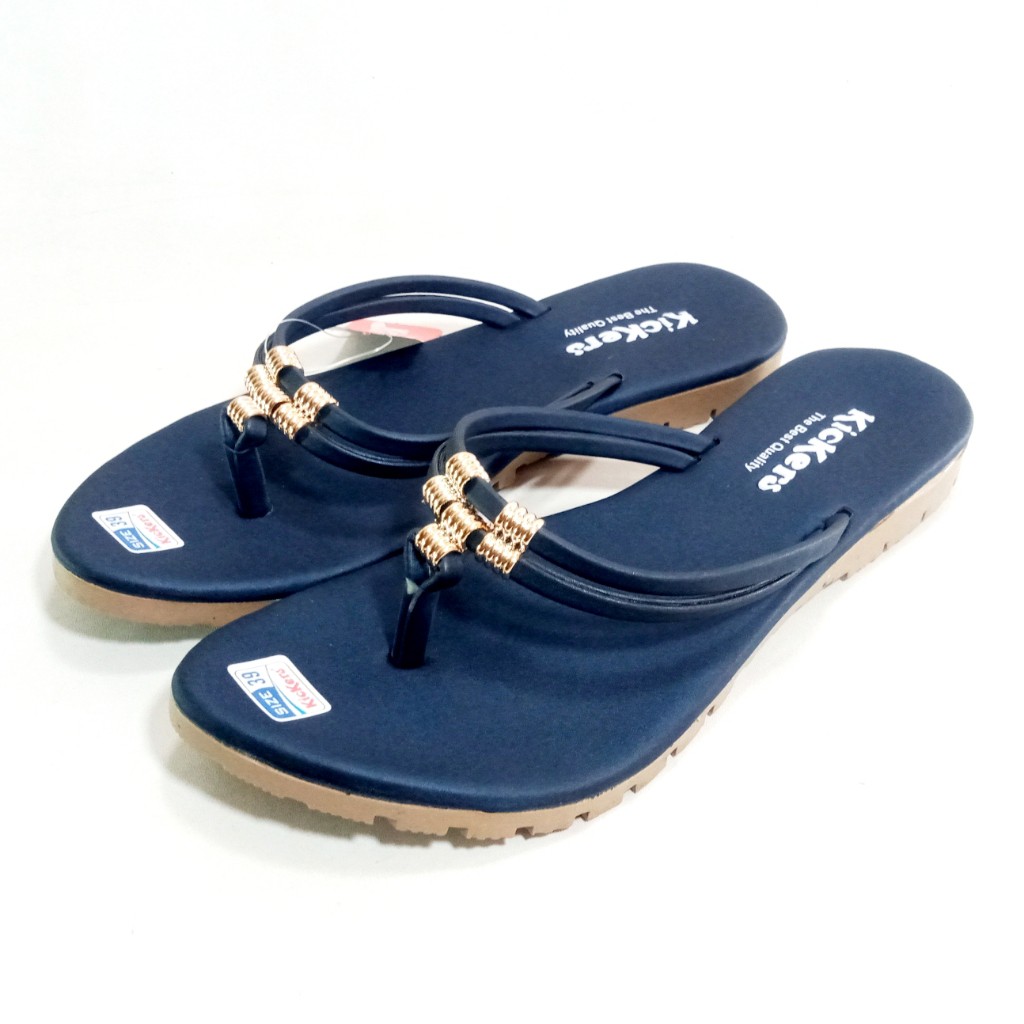 Kickers SLD 03 Sandal Jepit Flat Wanita Size 37-40