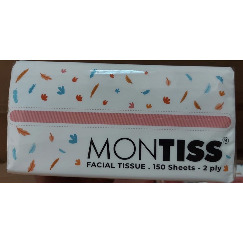 tisu tissue facial montiss 150 sheets 2ply