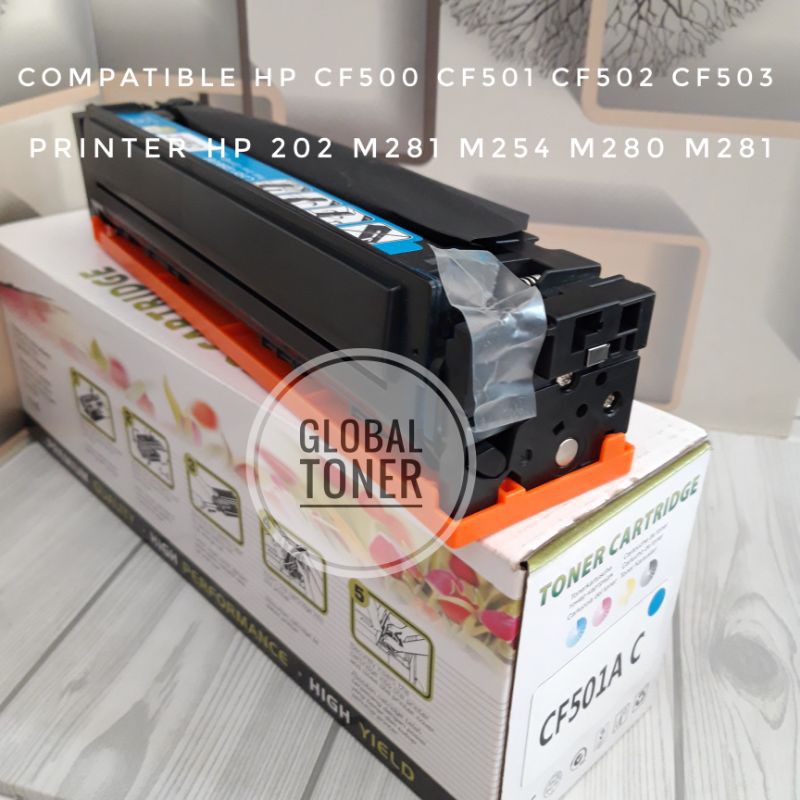 Toner Cartridge Compatible  202A CF500 501 502 503 m281 m254 m280 - Plus Chip