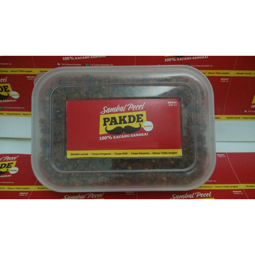

Sambel Pecel Pakde 500 g Grosir