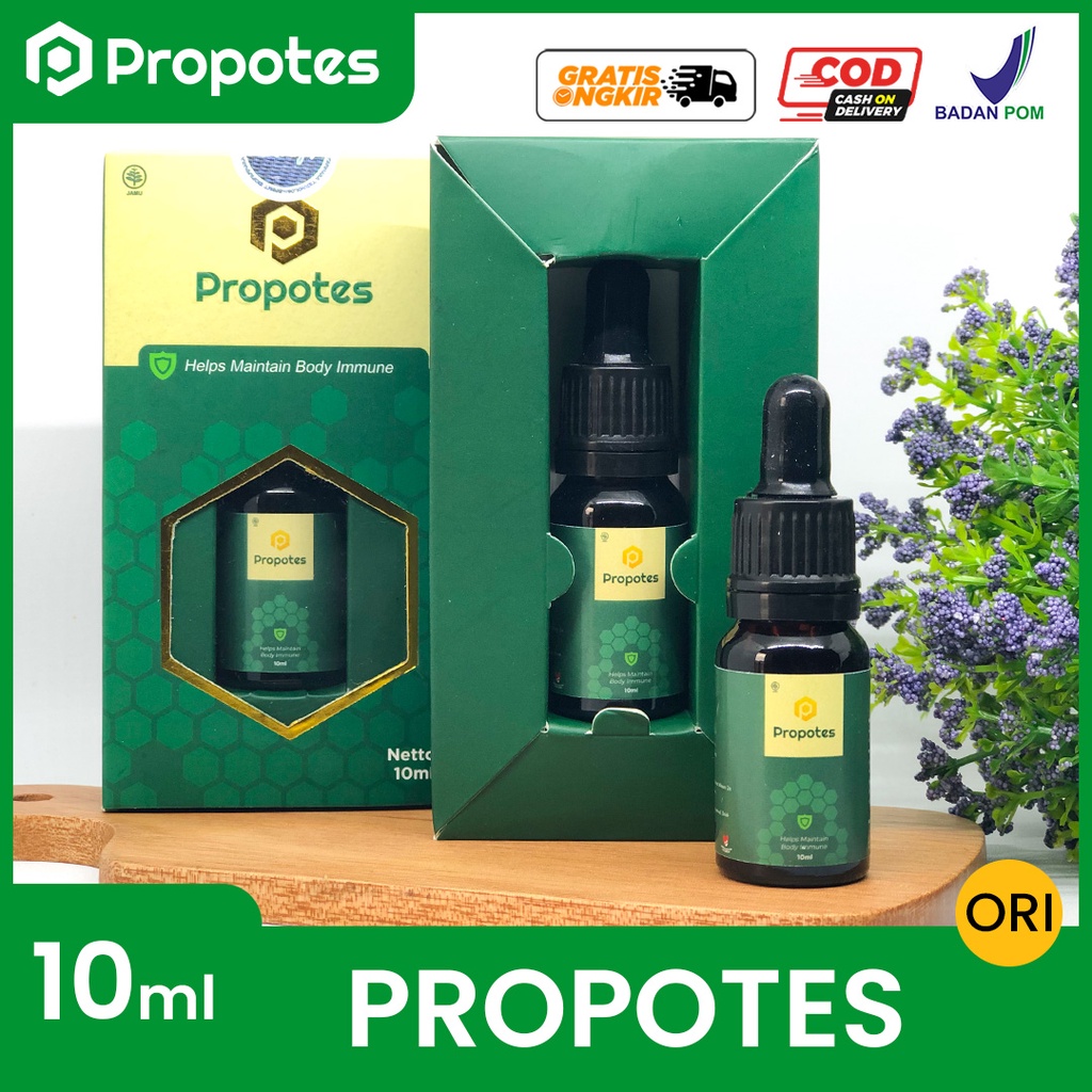 Obat Amandel Bengkak, Radang Tenggorokan Paling Ampuh Untuk Anak &amp; Dewasa - PROPOLIS PROPOTES 10ml (BPOM)