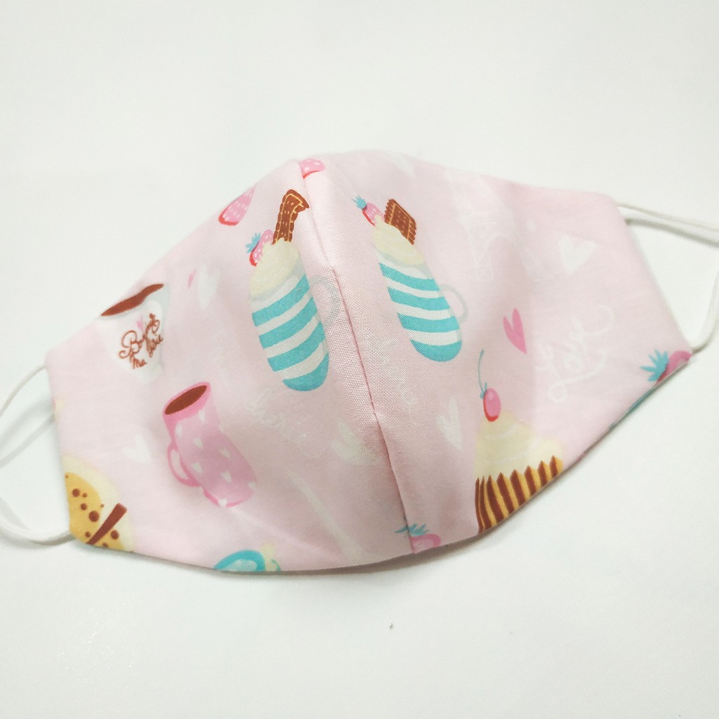 Masker Katun Motif ( CUPCAKE )