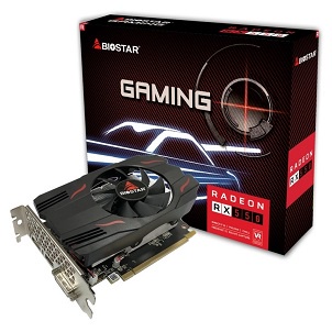 Biostar VGA Card RX 550 4gb Ddr5 128bit GPU Gaming