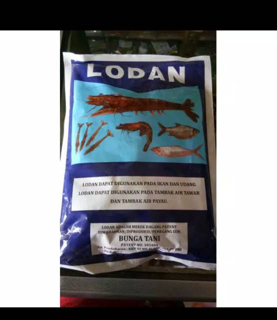 Lodan 500 gram untuk ikan dan udang