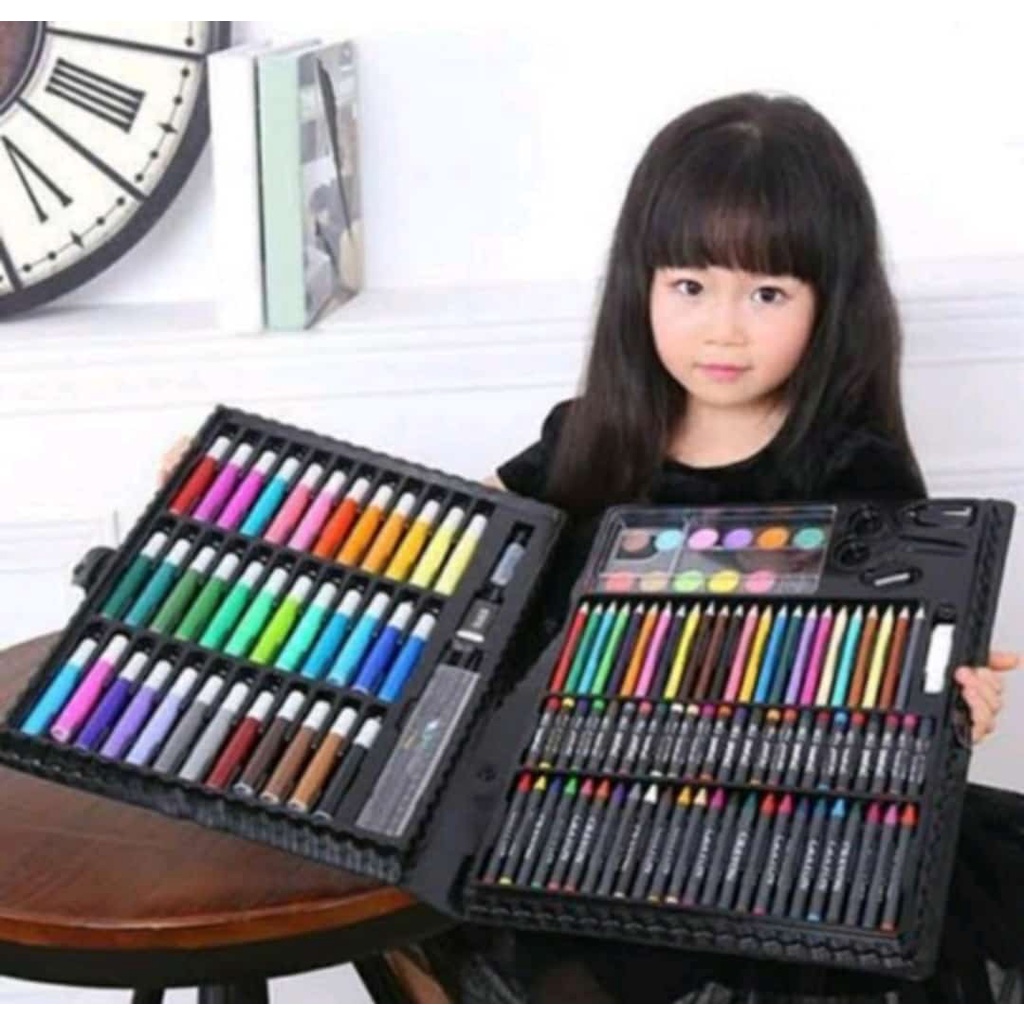 [ Cinicini ] Art Set Pensil Warna Crayon