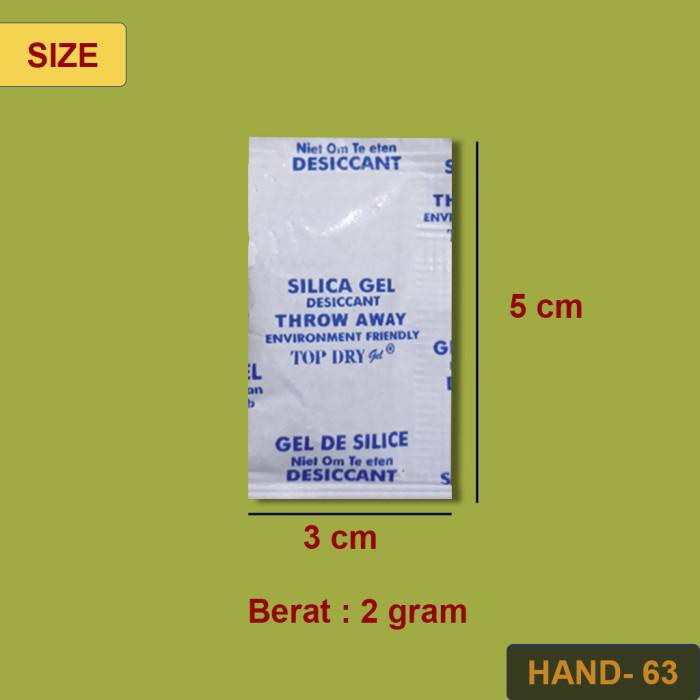 SILICA GEL 2 GR menyerap kelembaban udara anti jamur tas kulit terbaru