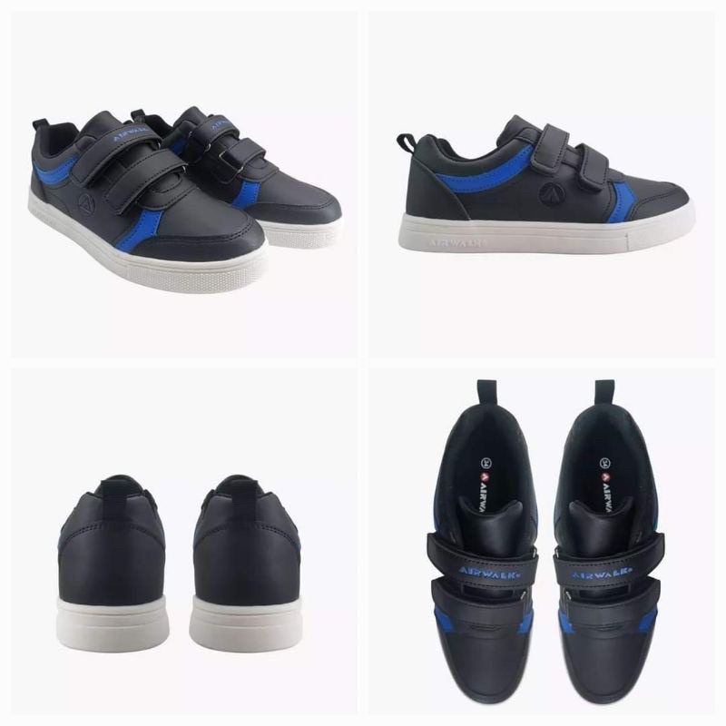 Original AIRWALK RENE JR Sneakers- Hitam dan Putih Kode Produk: AIWX22F0407B