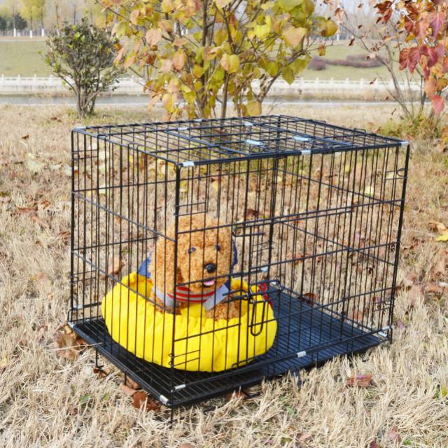 Kandang Lipat Besi 35 x 26 x 34 untuk kucing dan kelinci-2