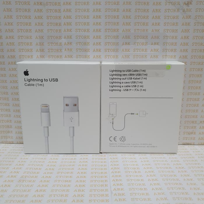 ATVA175 Kabel Data Lightning Iphone 5 5s 6 6s 7 8 plus X XS Max XR ORI