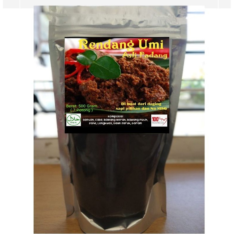 

Rendang Padang Asli Dari Padang (500 gram)