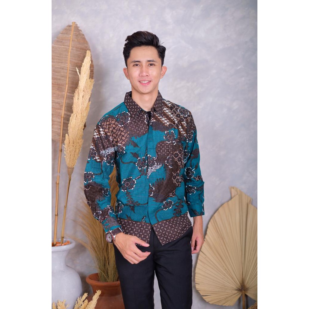 BATIK COUPLE ATASAN HEM PENDEK M L XL XXL