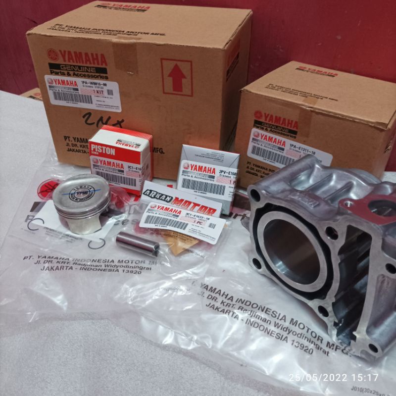 BLOK SEHER SET PISTON VIXION OLD NEW 1PA ORIGINAL YAMAHA