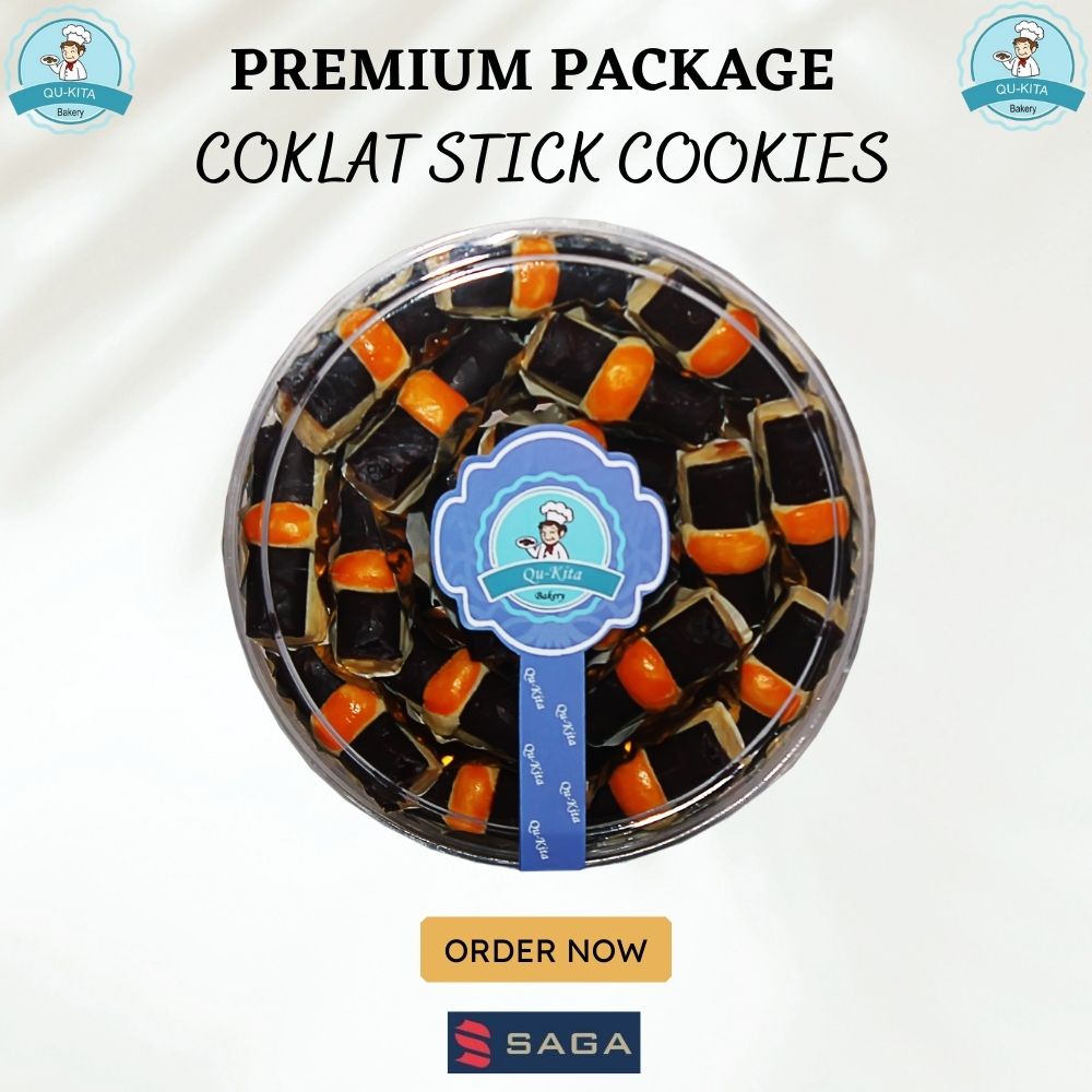 

Kue Kering Reguler / Kue Lebaran Premium Package Varian Coklat Stick Spesial Qu-Kita Bakery