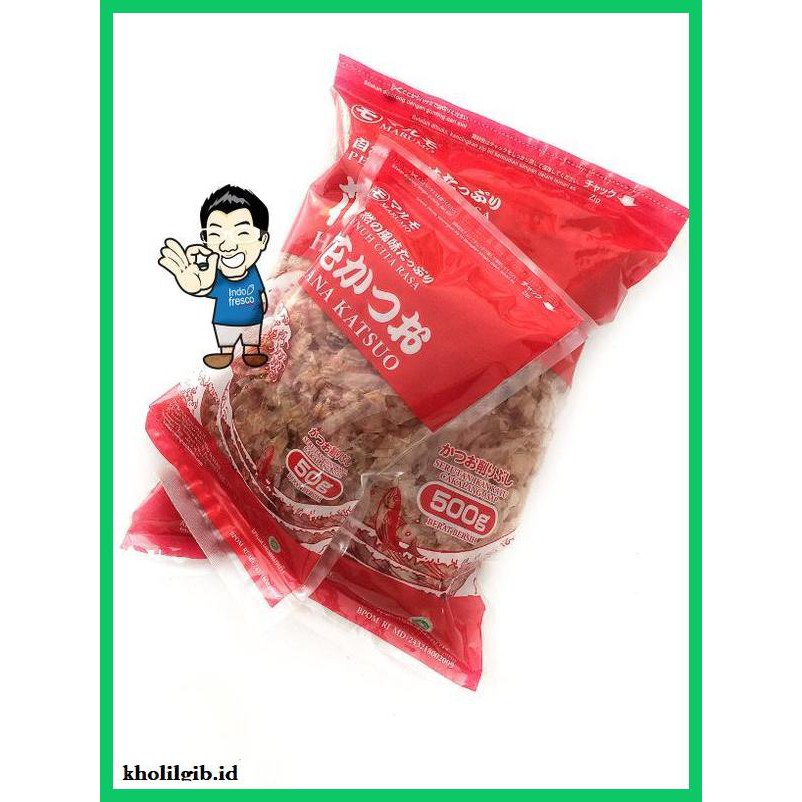 

Makanan-Kering- Marumo Hana Katsuo- Katsuobushi- Bonito Flakes 500Gr -Aneka.