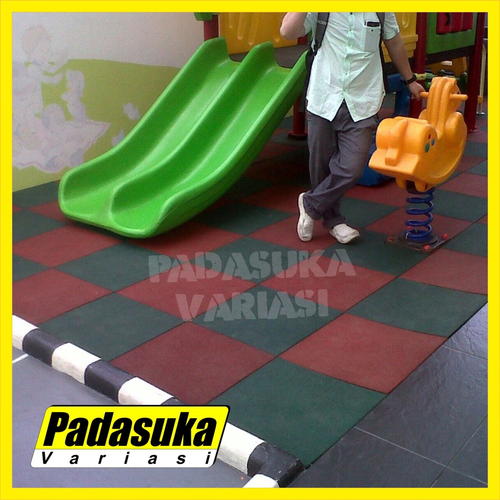 Karpet Taman Karet Karpet Outdoor Keset Karpet Playground Anak 50x50