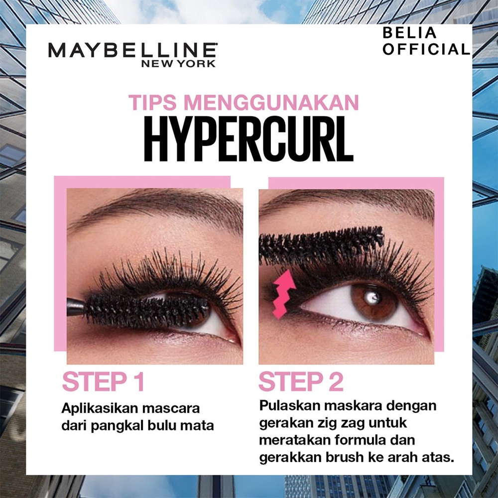 ❤ BELIA ❤ Maybelline Hypercurl Volum Express Waterproof ( Original 100% Hyper Curl mascara ) | BABY BUNNY