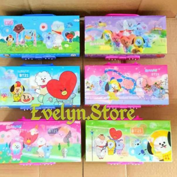 

Belanja Sekarang KOTAK PENSIL KODE 3D BT21 LAMPU LED Disco 3 Susun .,.,