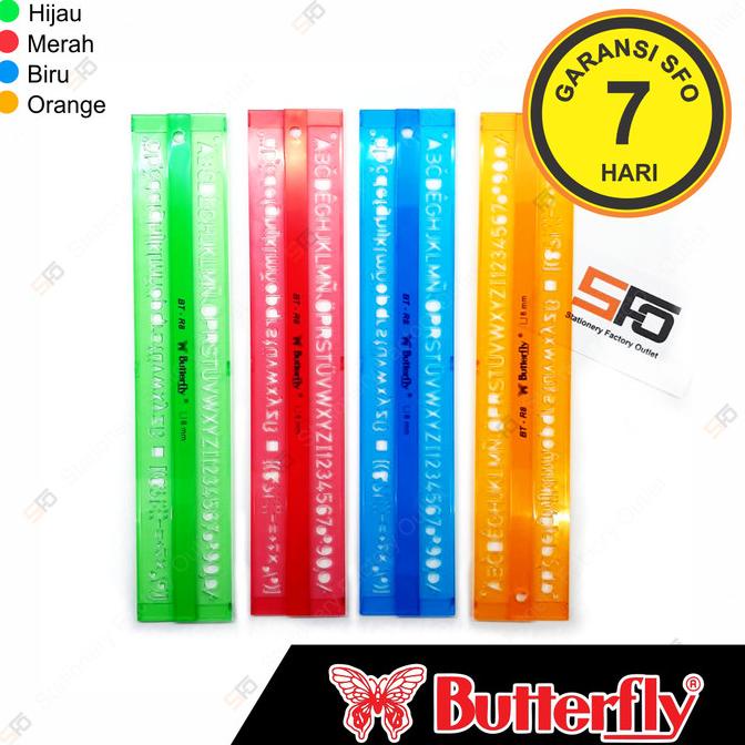 

] Penggaris Cetakan Butterfly BT - R8