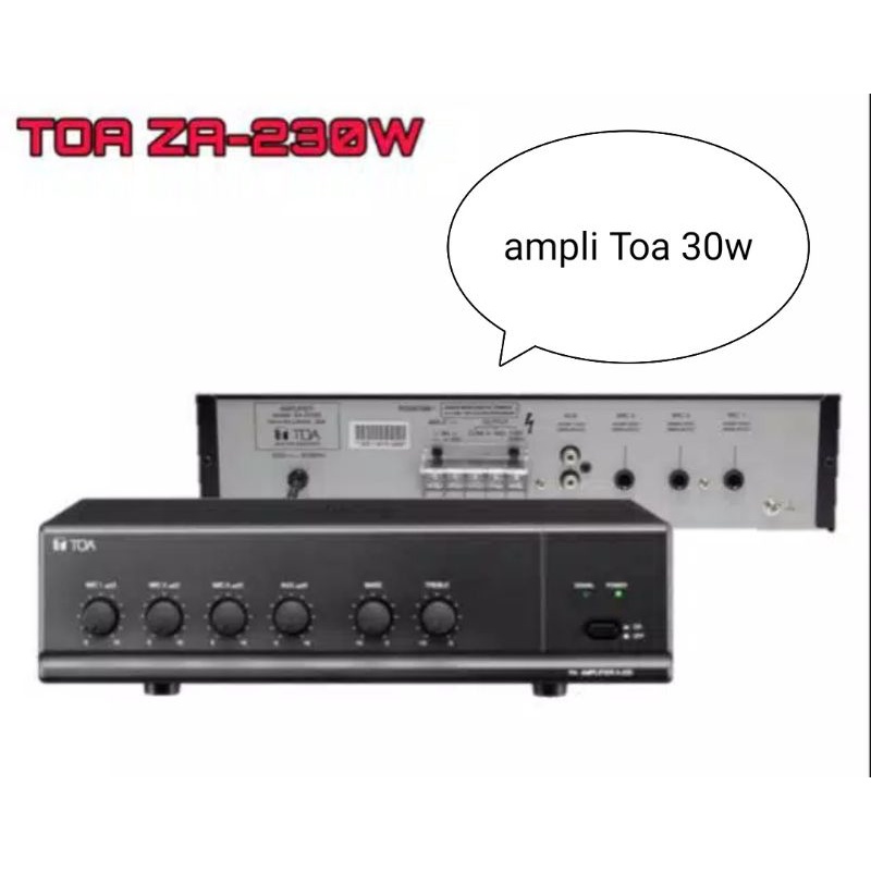 AMPLI TOA ZA-230W original 30watt AMPLI MASJID