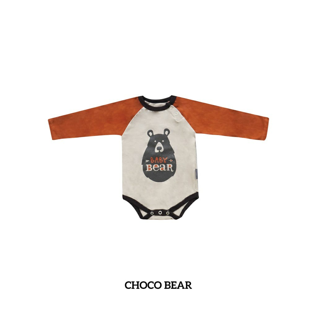 Little Palmerhaus - BEAR Raglan BODYSUIT Family Series (Jumper Bayi) isi 2