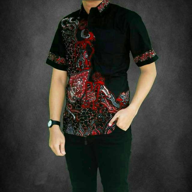 Hem Batik Pria Pendek new bfj