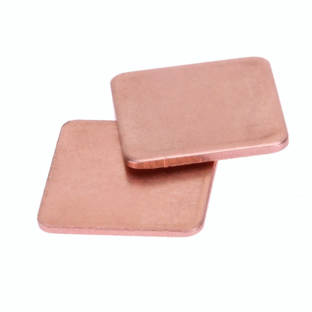 MOJITO 10 pcs 20mmx20mm 0.3mm to1.5mm Heatsink Copper Shim Thermal Pads for Laptop #UK