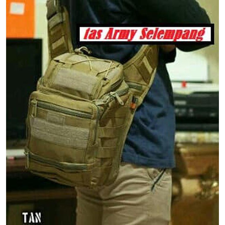 Tas Pria Selempang Slempang Army Cowok Keren Murah Berkualitas Import