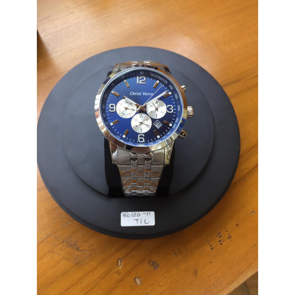 Jam Tangan Pria Christ Verra CV 75018G-11 BLU