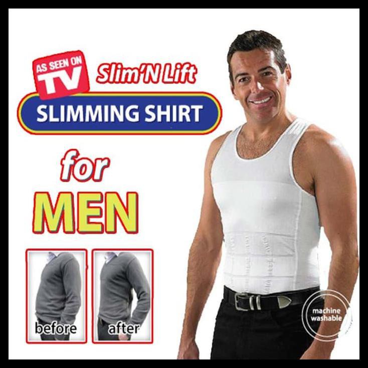 V96U Slim And Lift, Baju Gym, Baju Fitness, Pakaian Olahraga, Pakaian Santa - Putih, M Tehg