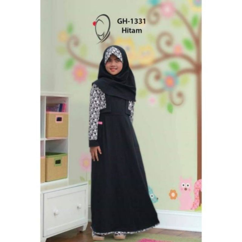 GAMIS ANAK RAHNEM GH 17 NAVY / DONKER | GH 22 PINK &amp; GH 1331 HITAM