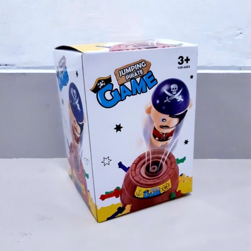 Mainan Barrel Pirate Jumping - Rollate Bajak Laut Loncat Anak Edukasi