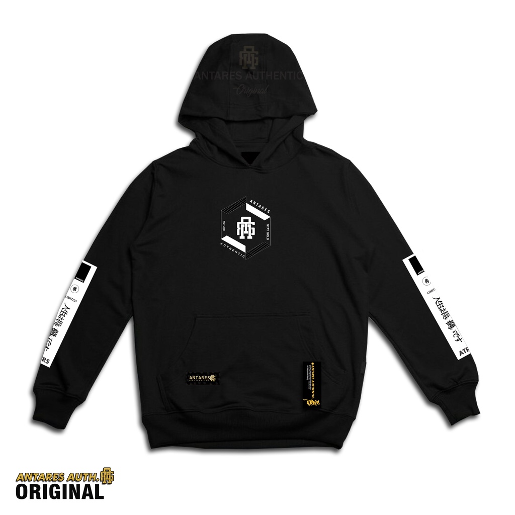 SWEATER HOODIE DISTRO PRIA ANTARES ORIGINAL LIMITED black