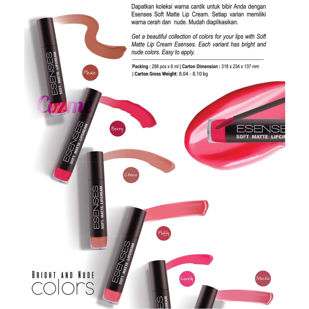 ESENSES SOFT MATTE LIP CREAM