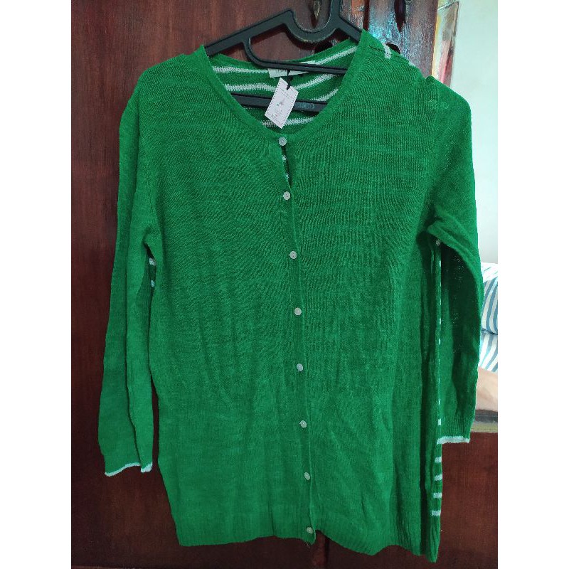 Cardigan Hijau Preloved