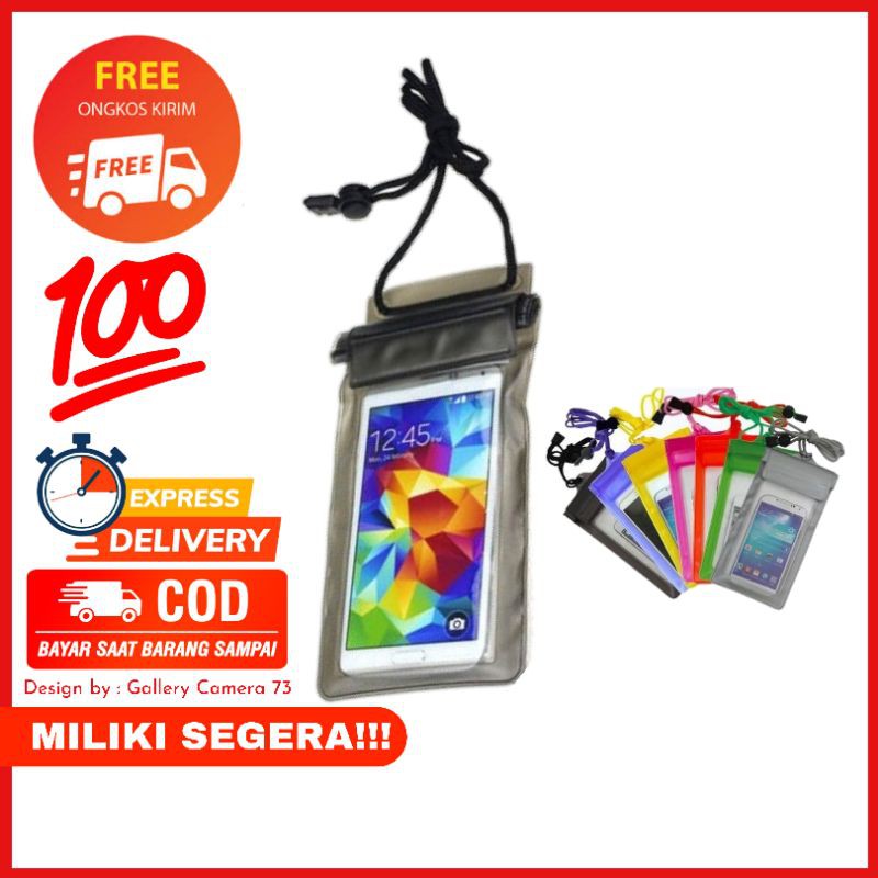 waterproff case waterproff hp sarung hp anti air WATERPROFF SMART PHONE DOMPET