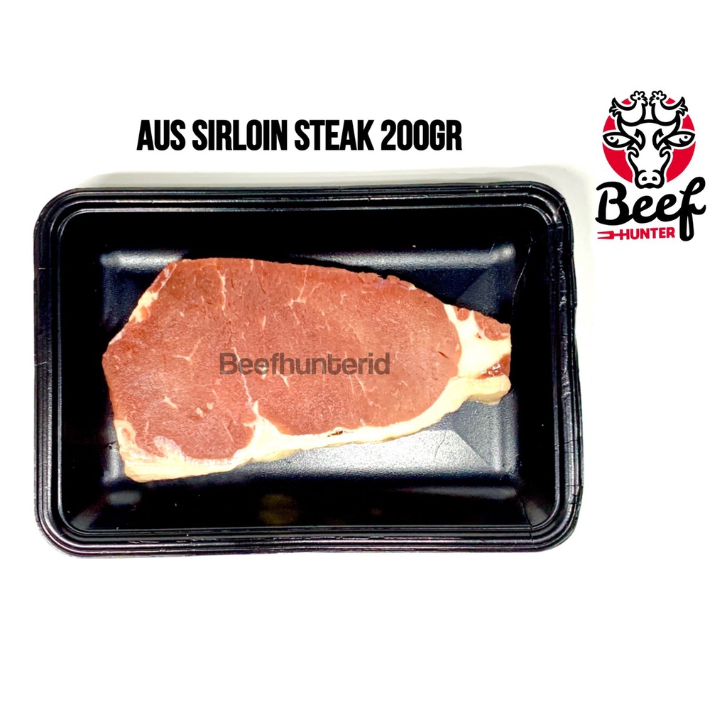 Daging Sapi AUS Sirloin Steak Impor Grade A pack 200gr