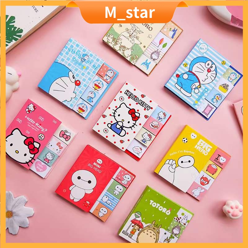 

Sticky Notes Memo Karakter/Pembatas Buku pad Catatan Tempel Lucu/Sticker Notebook Hadiah