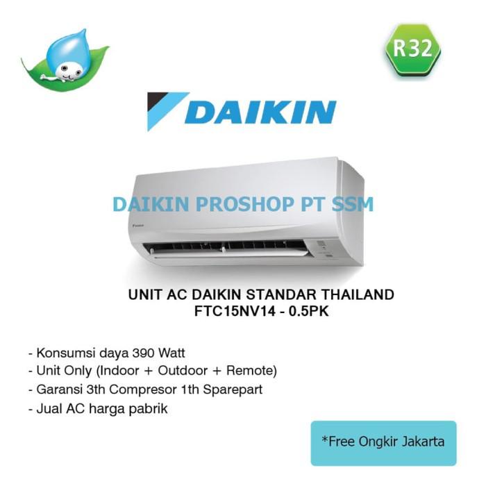 Ac Daikin Standard Thailand 1/2 Pk Type Ftc15Nv14 `